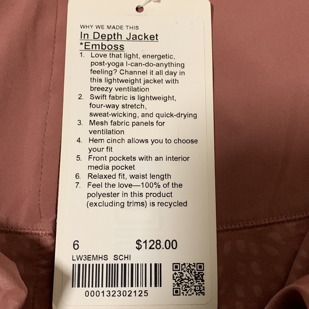 Lululemon In Depth Jacket *Emboss - Picture 6 of 6